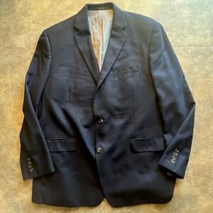 Ralph Lauren LRL Blazer Men's 48L Blue Navy Single Breasted Jacket